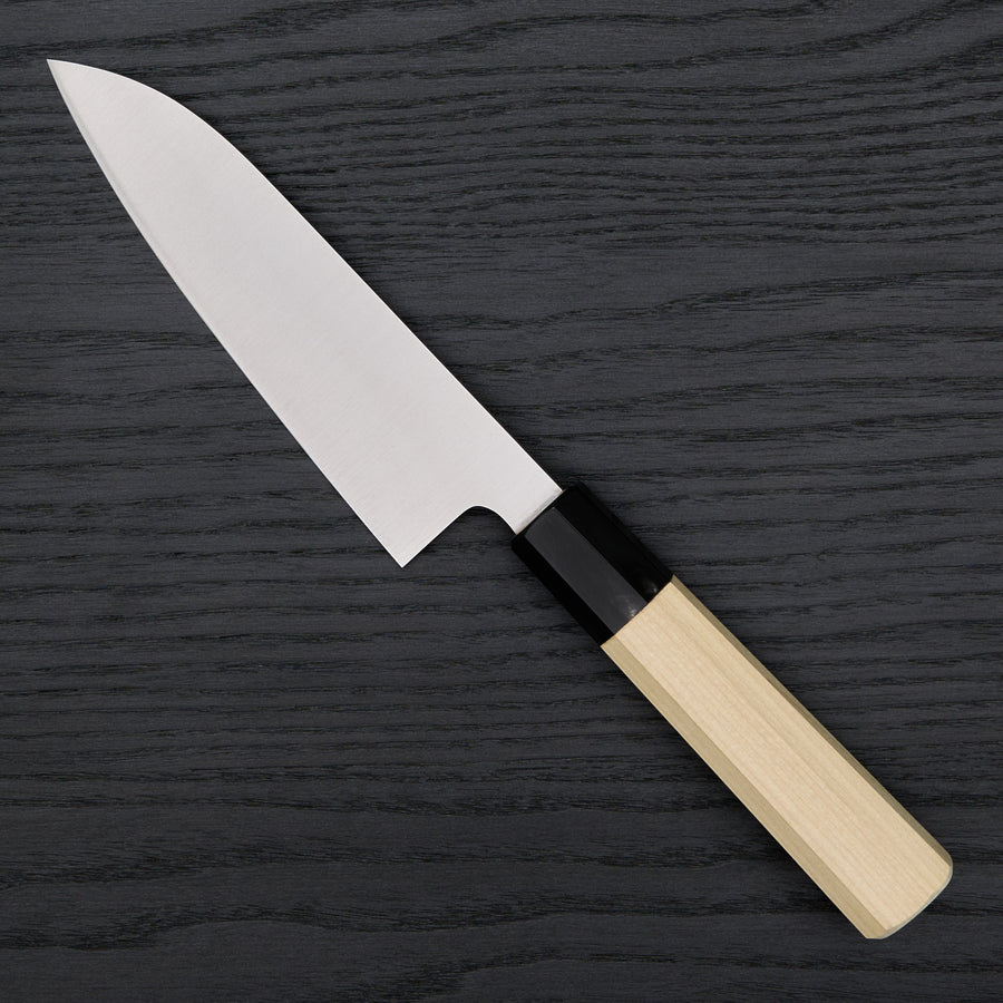 Hitohira Ashi Swedish Stainless Santoku 165mm Ho Wood Handle