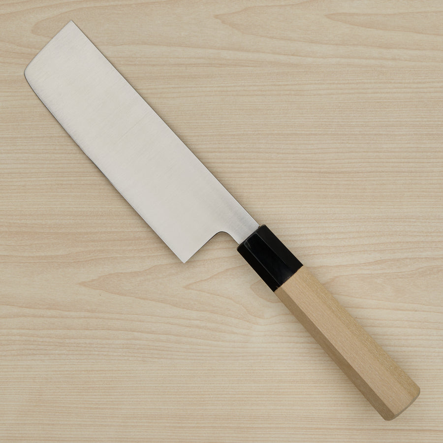 Hitohira Ashi Swedish Stainless Nakiri 165mm Ho Wood Handle