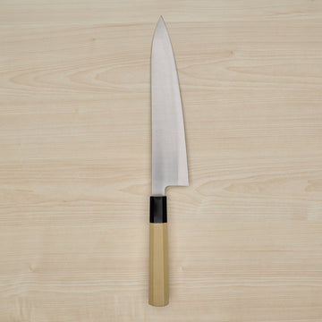 Hitohira Ashi White #2 Gyuto 240mm Ho Wood Handle