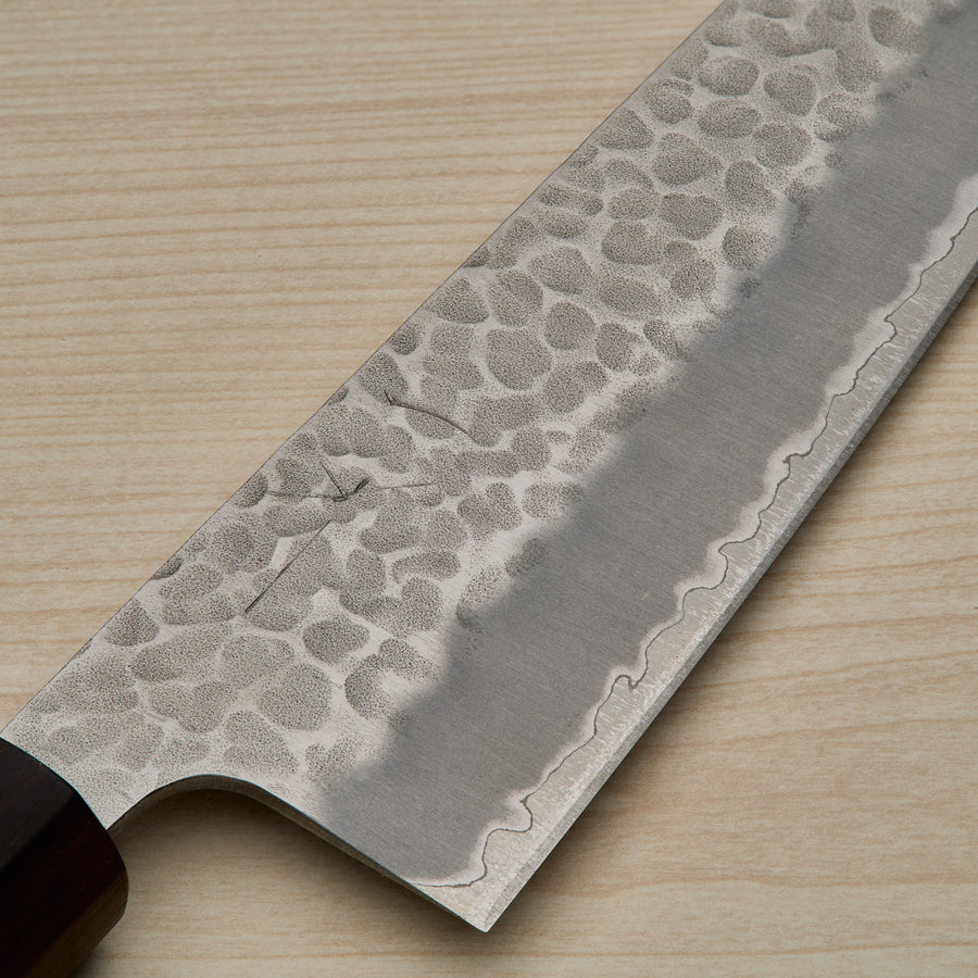 Hitohira Futana SB Migaki Tsuchime Bunka Cherry Wood Handle