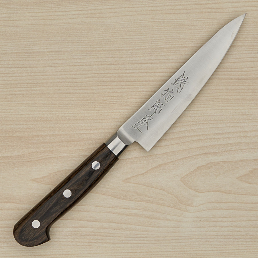 Hitohira Imojiya ST SG2 Petty 120mm Brown Pakka Handle
