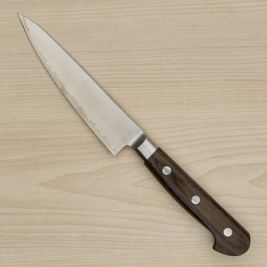 Hitohira Imojiya ST SG2 Petty 120mm Brown Pakka Handle