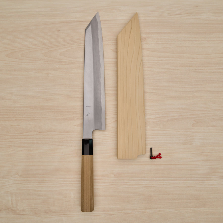 Hitohira Kikuchiyo Manzo Blue #2 Kiritsuke 270mm Ho Wood Handle