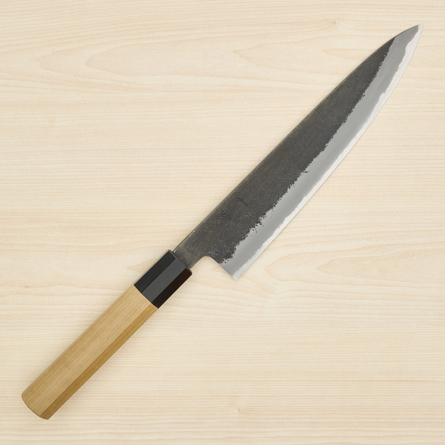 Hitohira Hinode Nashiji White #2 Stainless Clad Gyuto 210mm Ho Wood Handle