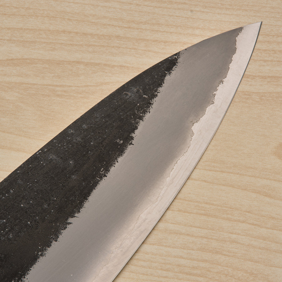 Hitohira Hinode Nashiji White #2 Stainless Clad Gyuto 240mm Taihei Wood Handle