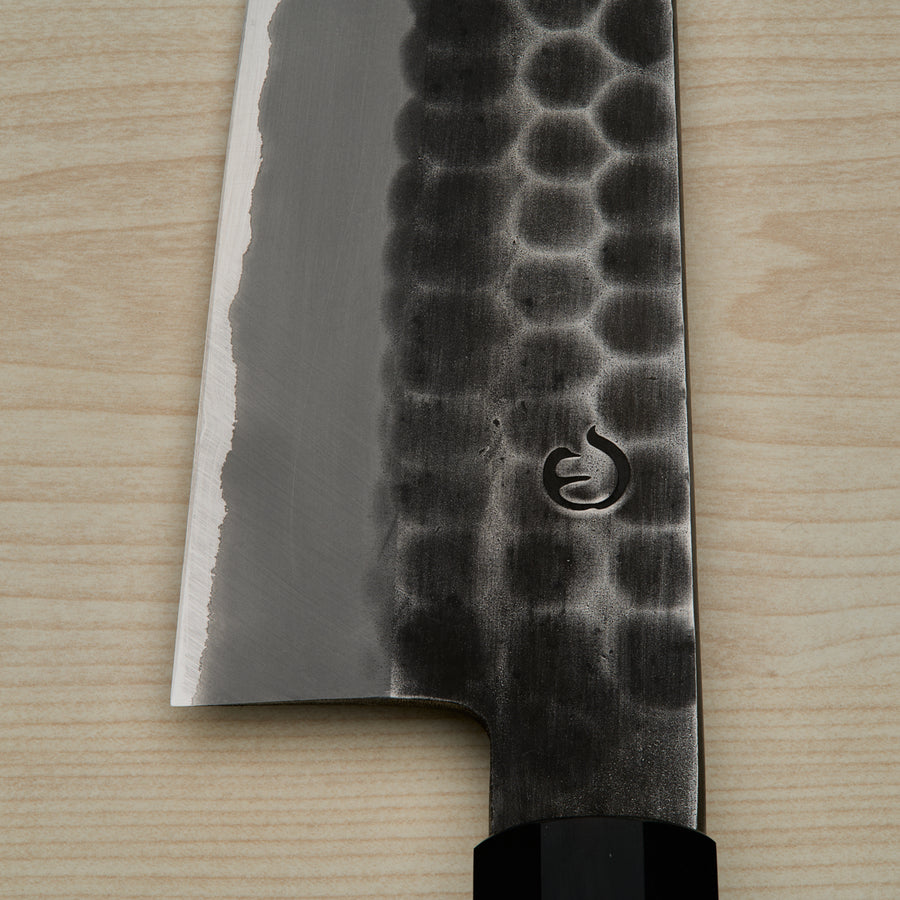 Hitohira Hinode Tsuchime White #2 Stainless Clad Gyuto 210mm Taihei Wood Handle