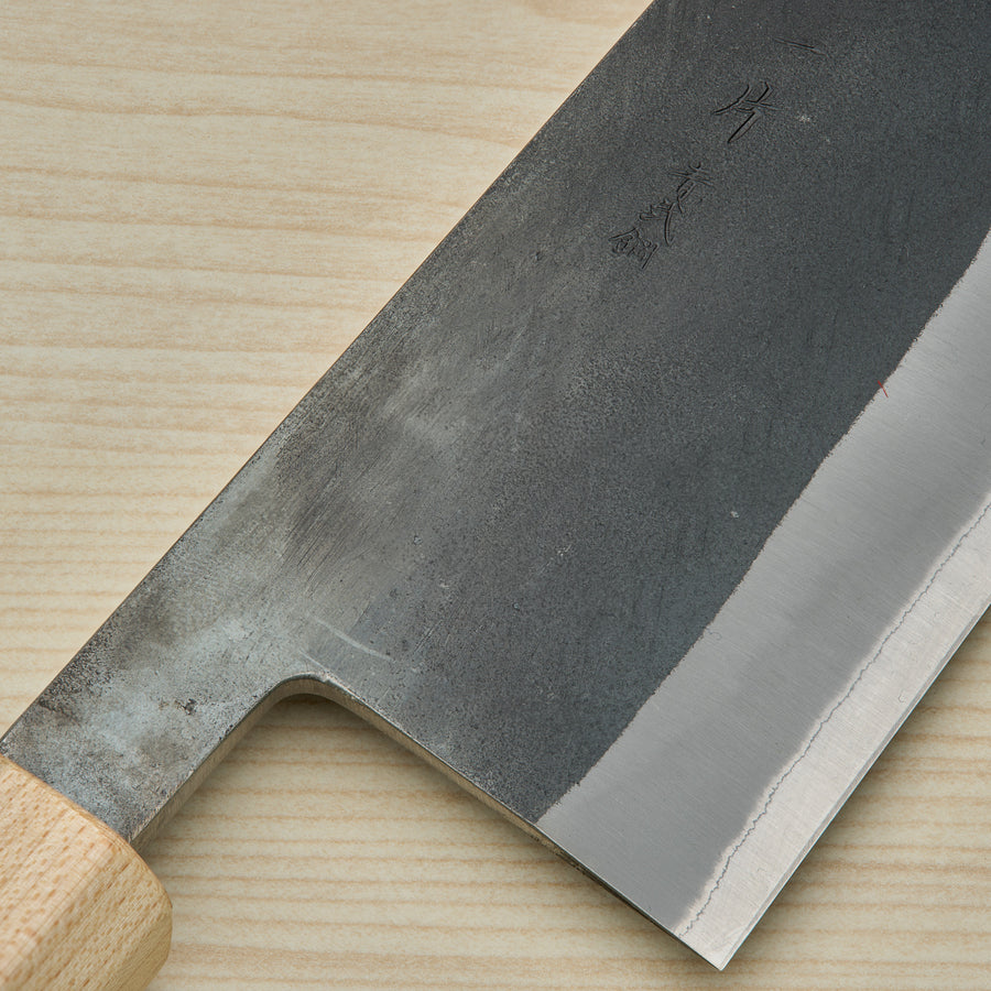 Hitohira TD Blue #2 Stainless Clad Kurouchi Gyuto 240mm Walnut Handle