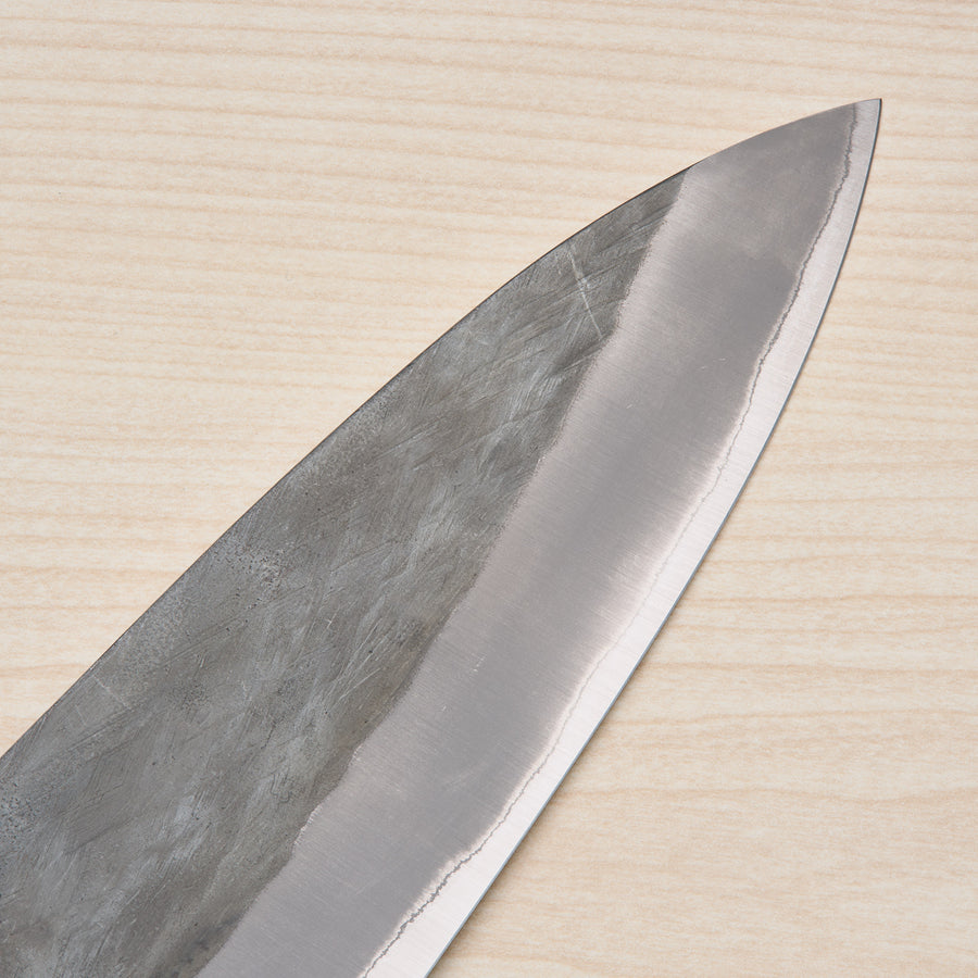 Hitohira TD Blue #2 Stainless Clad Kurouchi Gyuto 210mm Wenge Handle