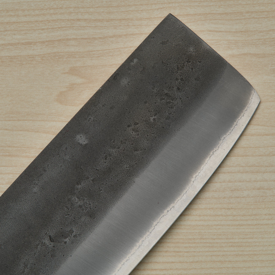 Hitohira TD Blue #2 Stainless Clad Nashiji Yo Nakiri 150mm Walnut Handle