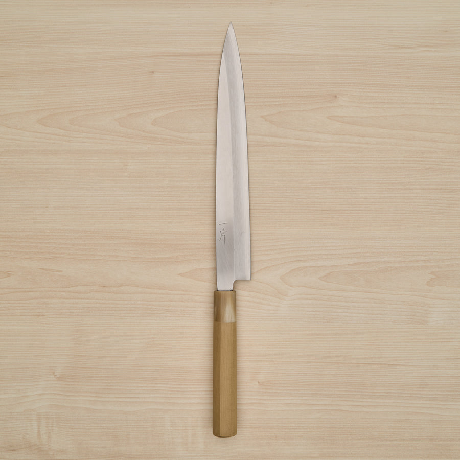 Hitohira Silver #3 Yanagiba 270mm Ho Wood Handle (D-Shape)