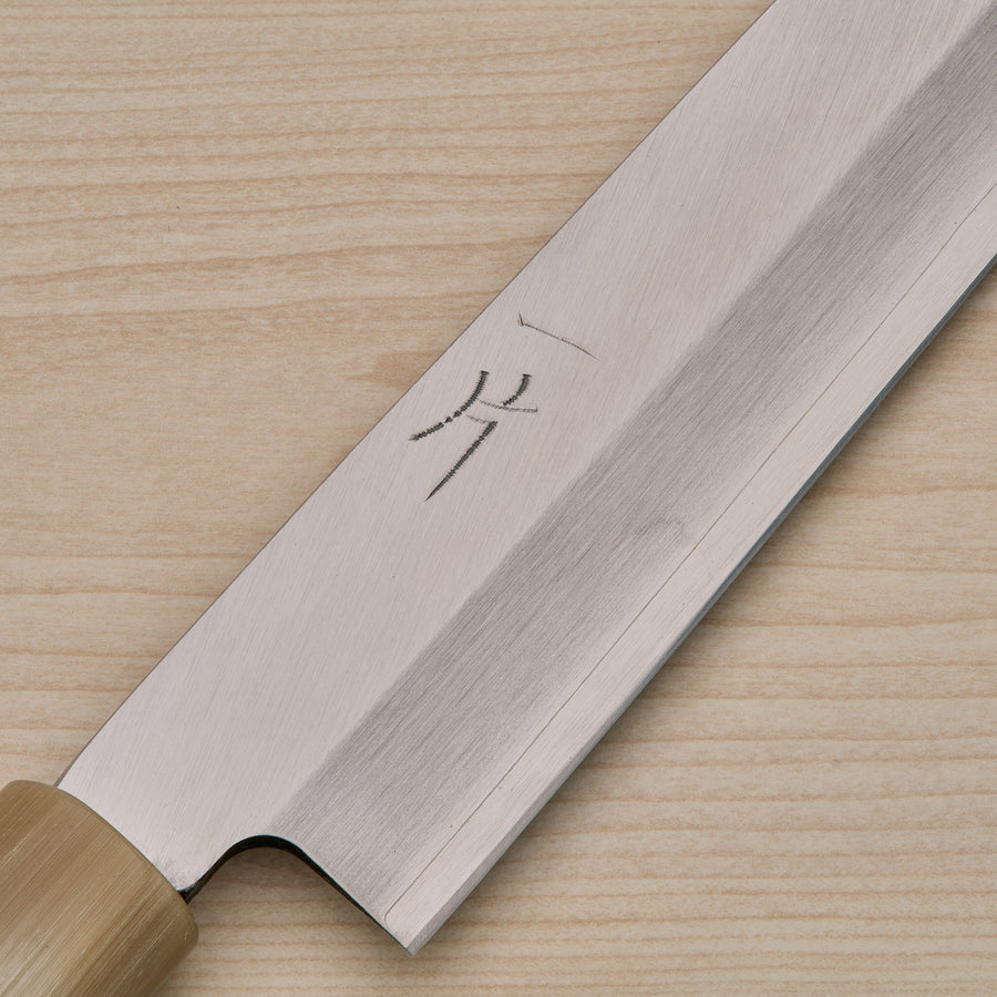 Hitohira Silver #3 Yanagiba 270mm Ho Wood Handle (D-Shape)