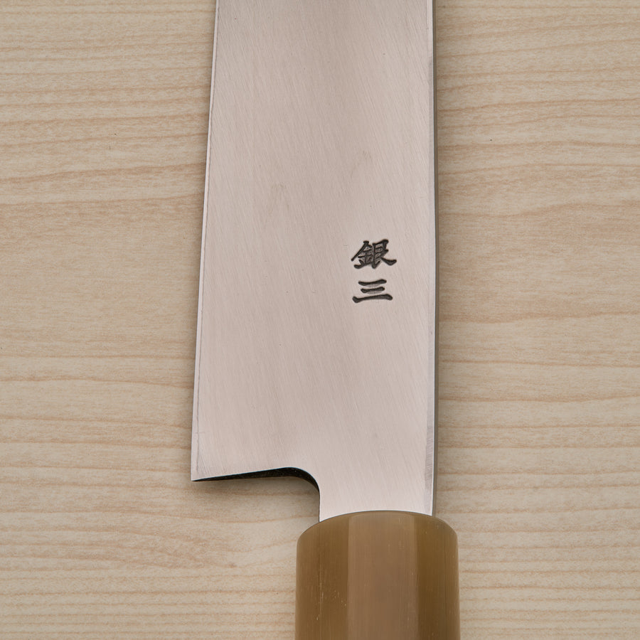 Hitohira Silver #3 Yanagiba 270mm Ho Wood Handle (D-Shape)