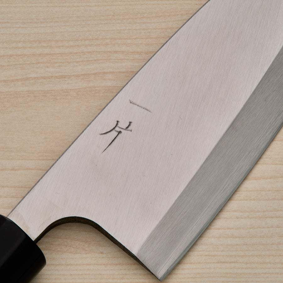 Hitohira Silver #3 Deba 165mm Ho Wood Handle (D-Shape)