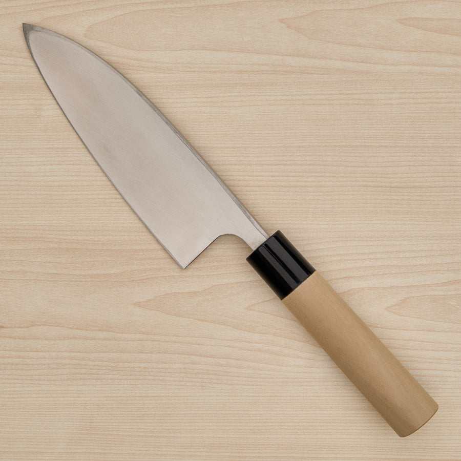 Hitohira Silver #3 Deba 165mm Ho Wood Handle (D-Shape)