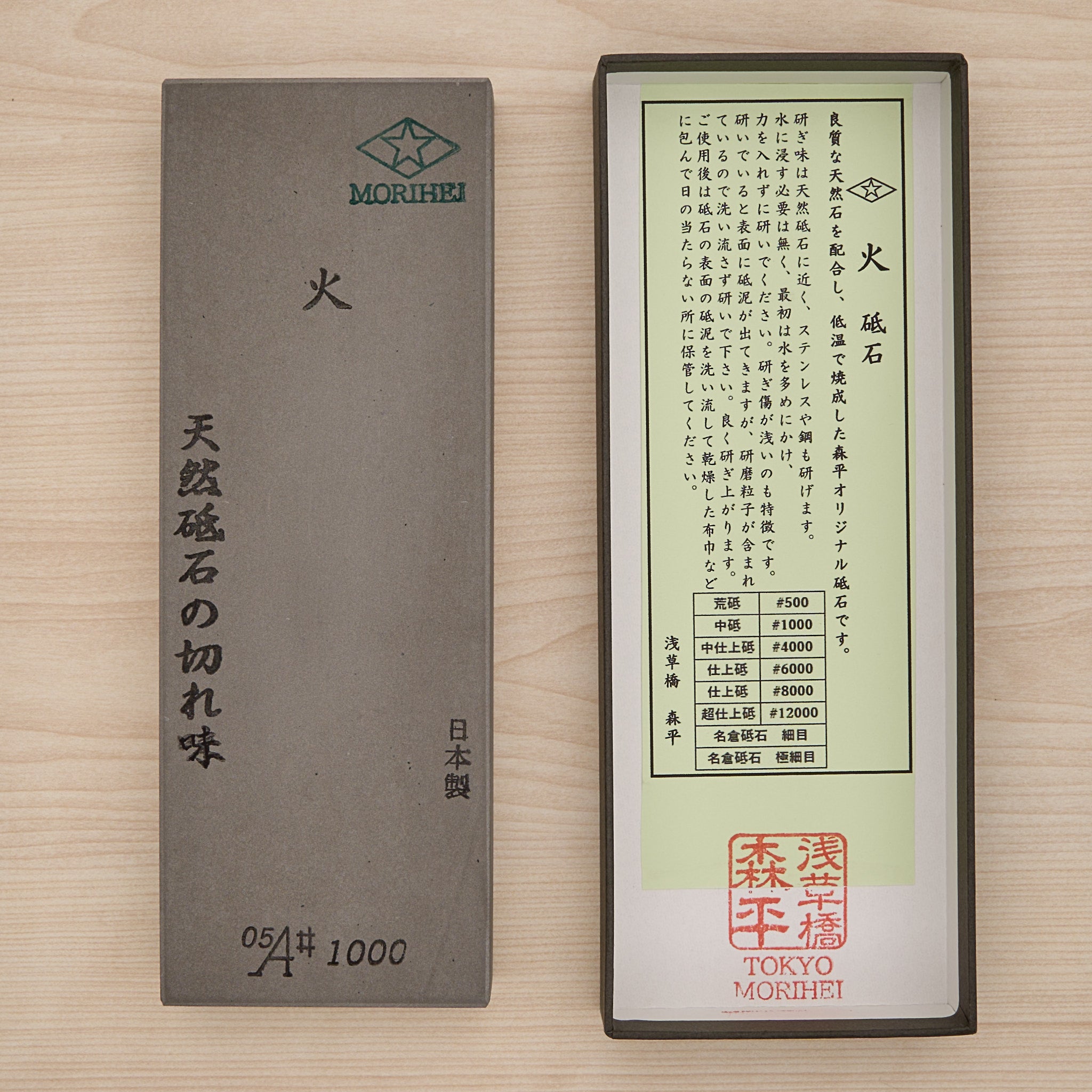 Morihei Hishiboshi Whetstone #1000 (Hi) – Kitchin Tools