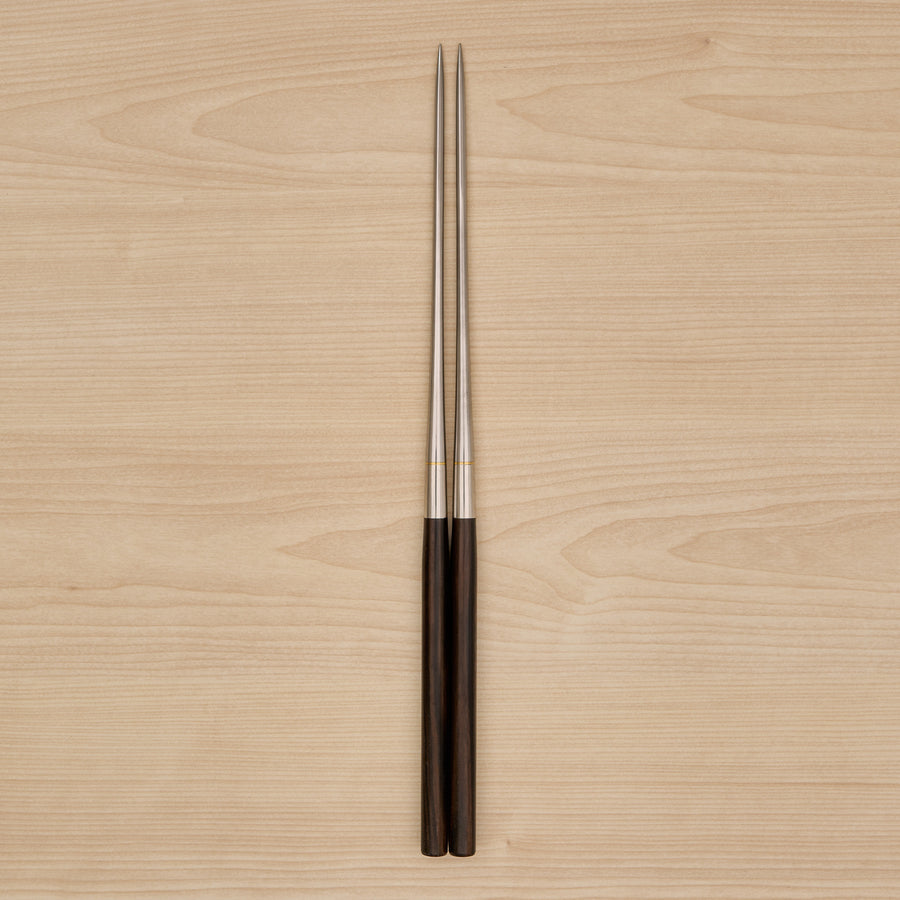 Hitohira Ebony Moribashi Chopstick 150mm Rounded