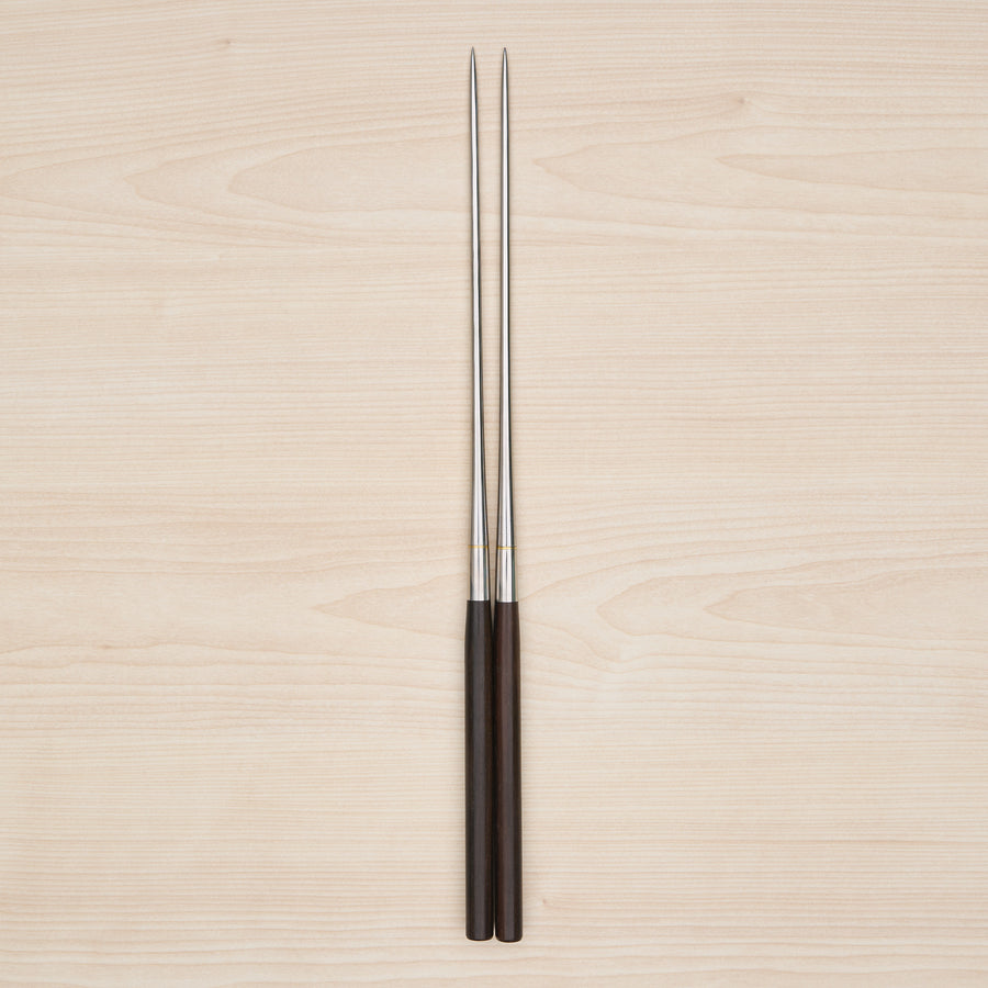 Hitohira Ebony Moribashi Chopstick 180mm Rounded