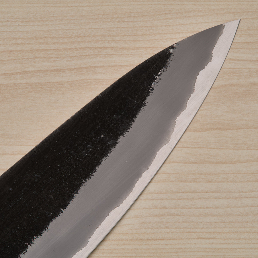 Hitohira Hinode Nashiji White #2 Stainless Clad Gyuto 240mm Zebrawood Handle
