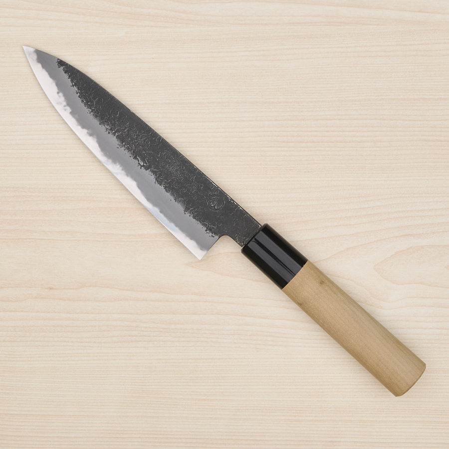 Hitohira Hinode Nashiji White #2 Petty 150mm Ho Wood Handle (Oval)