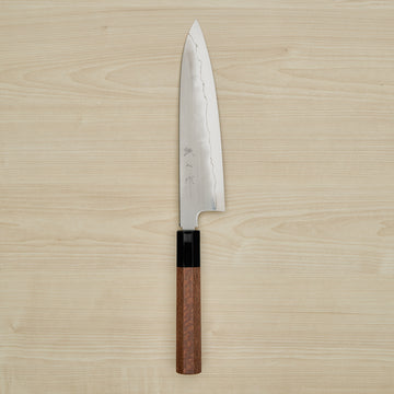 Tetsujin Silver #3 Kasumi Gyuto 210mm Lacewood Handle