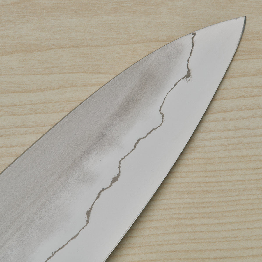 Tetsujin Silver #3 Kasumi Gyuto 210mm Lacewood Handle