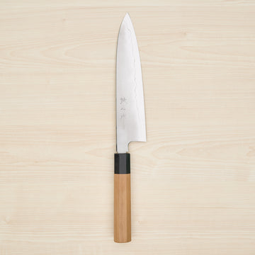 Tetsujin Silver #3 Kasumi Gyuto 210mm Yakusugi Cedar Handle