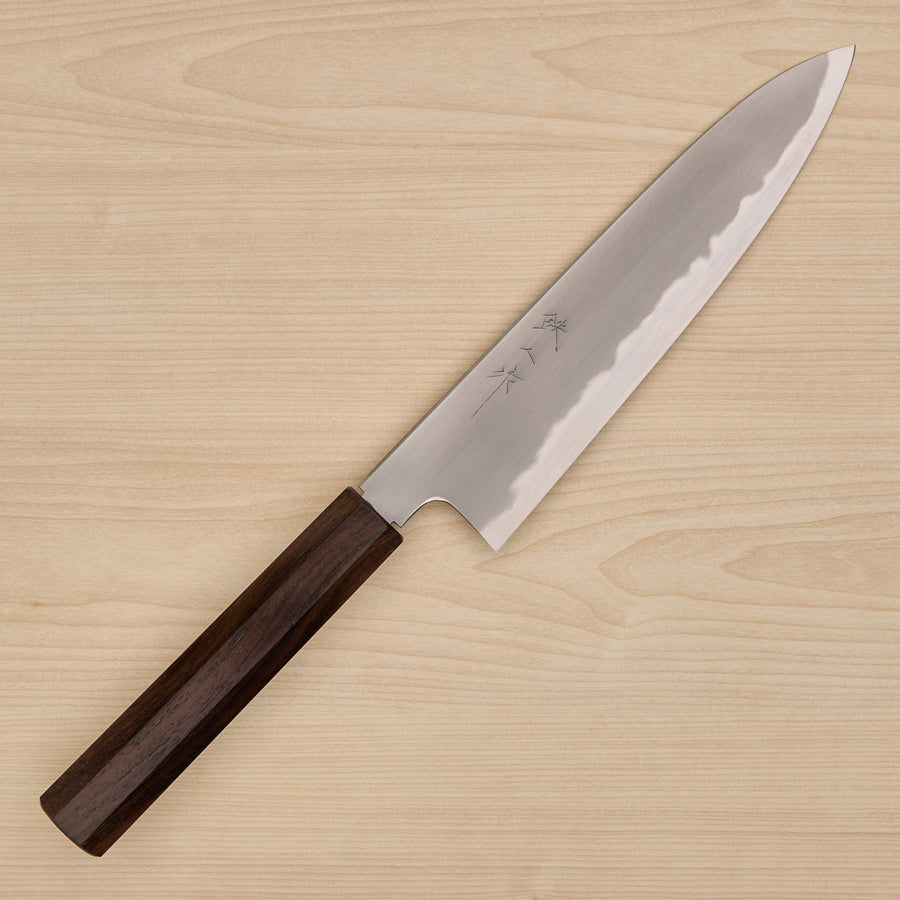 Tetsujin Blue #2 Kasumi Gyuto 210mm Mono Rosewood Handle