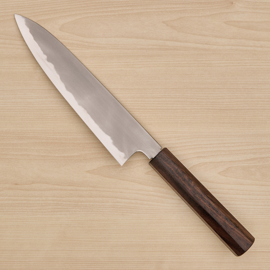 Tetsujin Blue #2 Kasumi Gyuto 210mm Mono Rosewood Handle