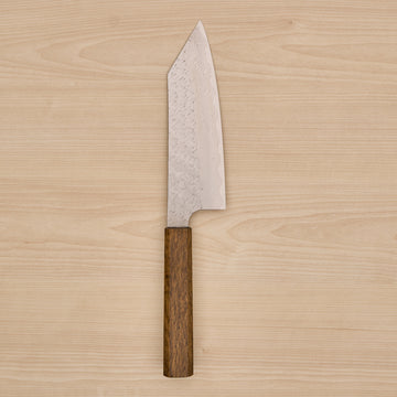 Nigara SG STRIX Bunka 180mm Mono Oak Handle Dark