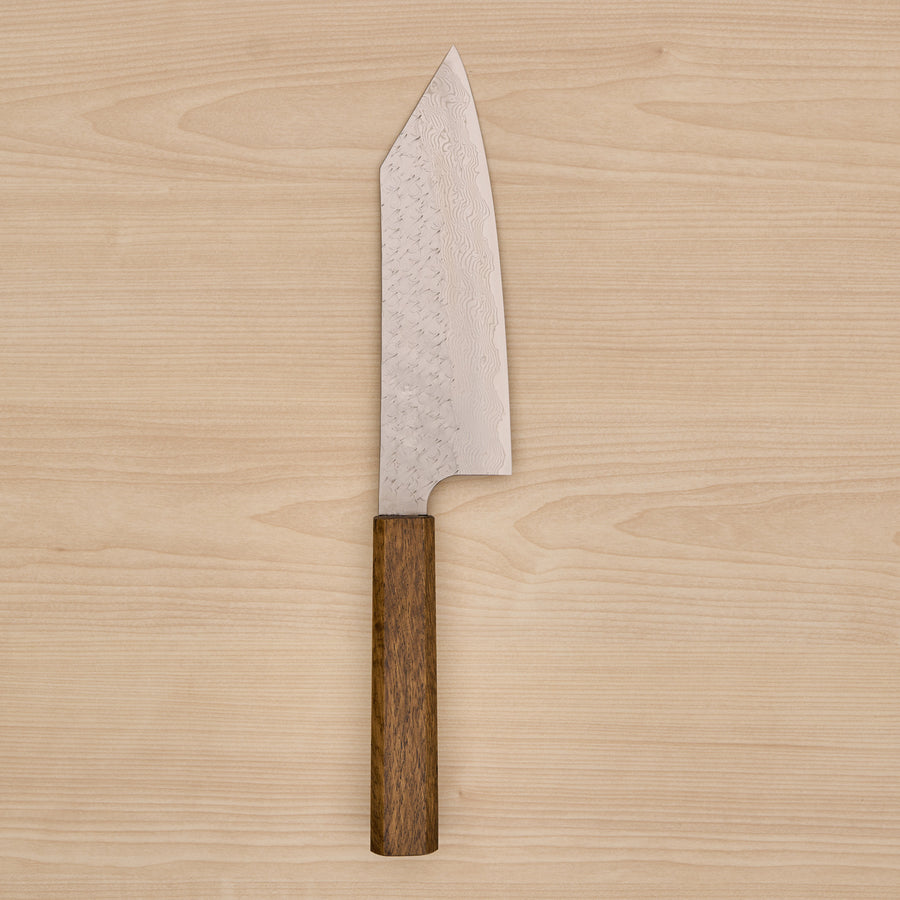 Nigara SG STRIX Bunka 180mm Mono Oak Handle Dark