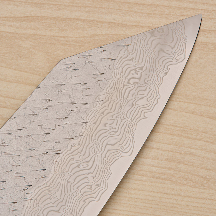 Nigara SG STRIX Bunka 180mm Mono Oak Handle Dark