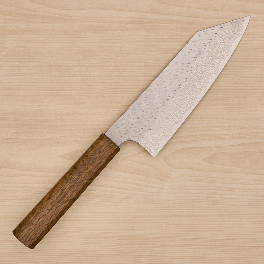 Nigara SG STRIX Bunka 180mm Mono Oak Handle Dark