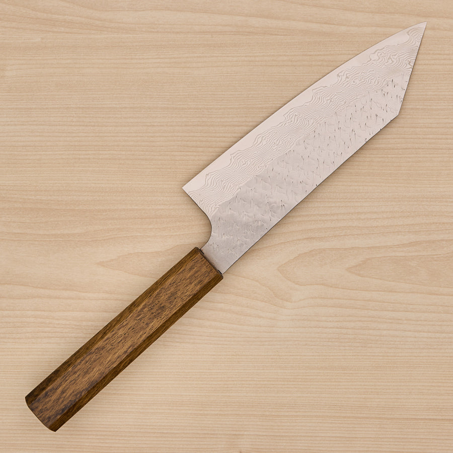 Nigara SG STRIX Bunka 180mm Mono Oak Handle Dark