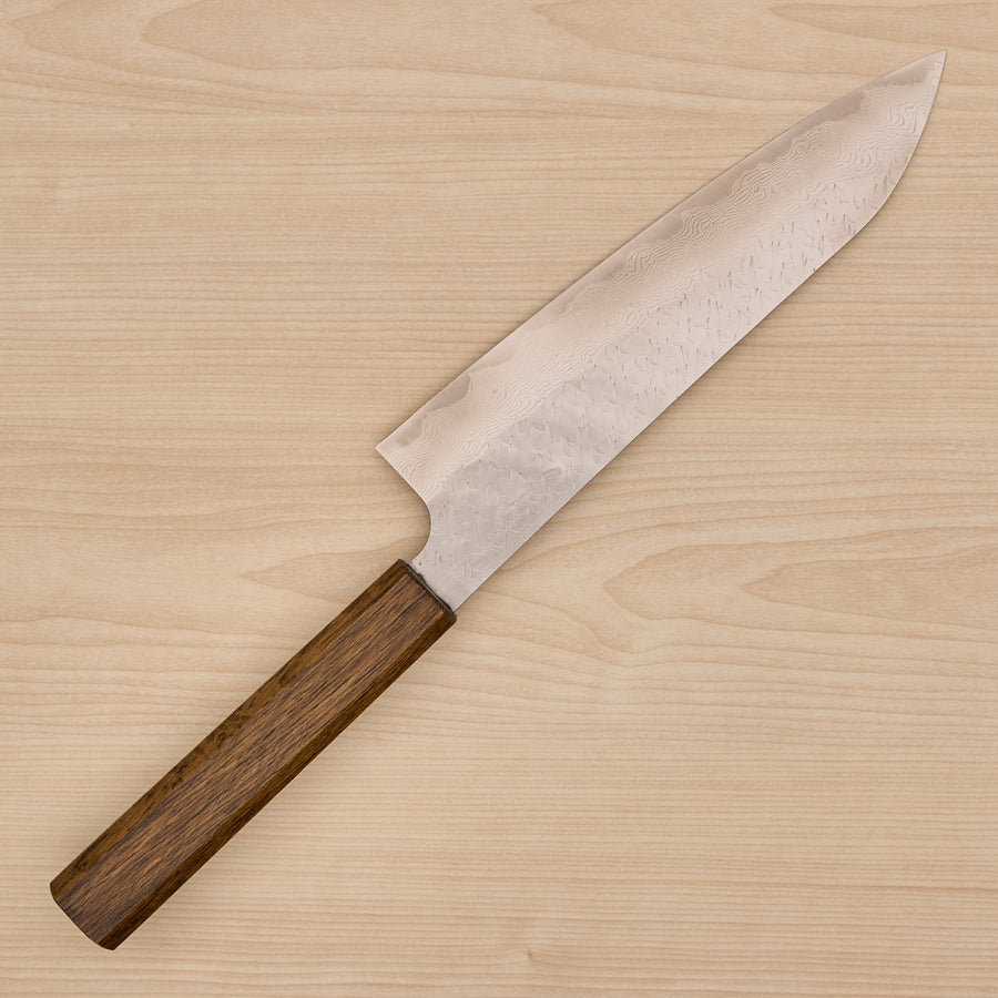 Nigara SG STRIX Gyuto 210mm Mono Oak Handle Dark