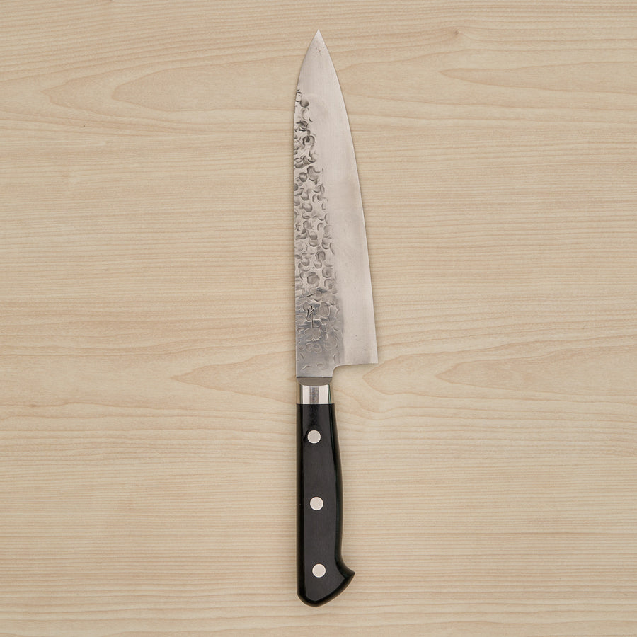 Hitohira T10 Tsuchime Gyuto 180mm Pakka Handle