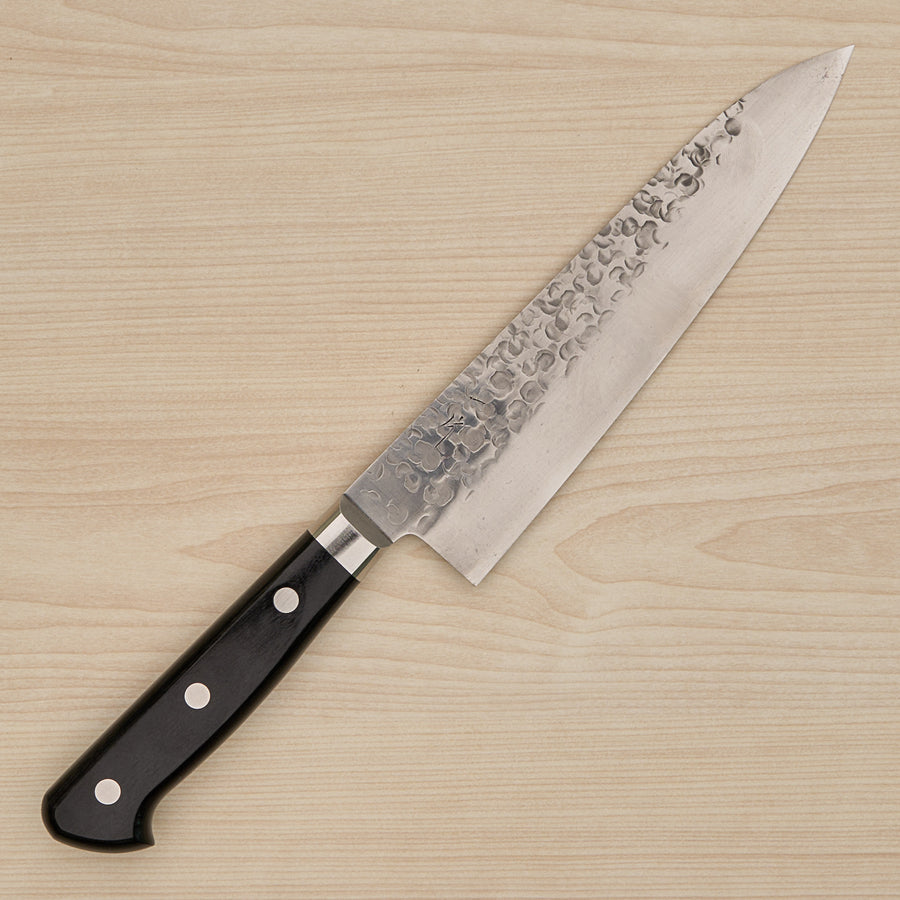 Hitohira T10 Tsuchime Gyuto 180mm Pakka Handle