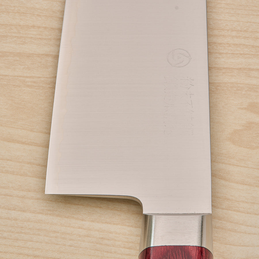 Hitohira TP Santoku 170mm Wine Pakka Handle