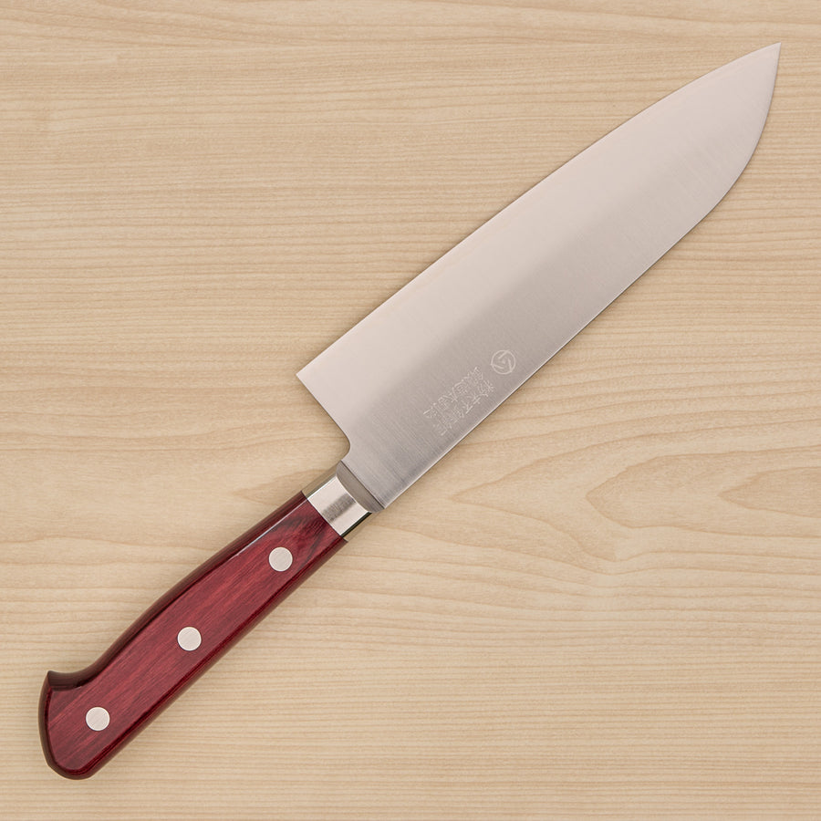 Hitohira TP Santoku 170mm Wine Pakka Handle