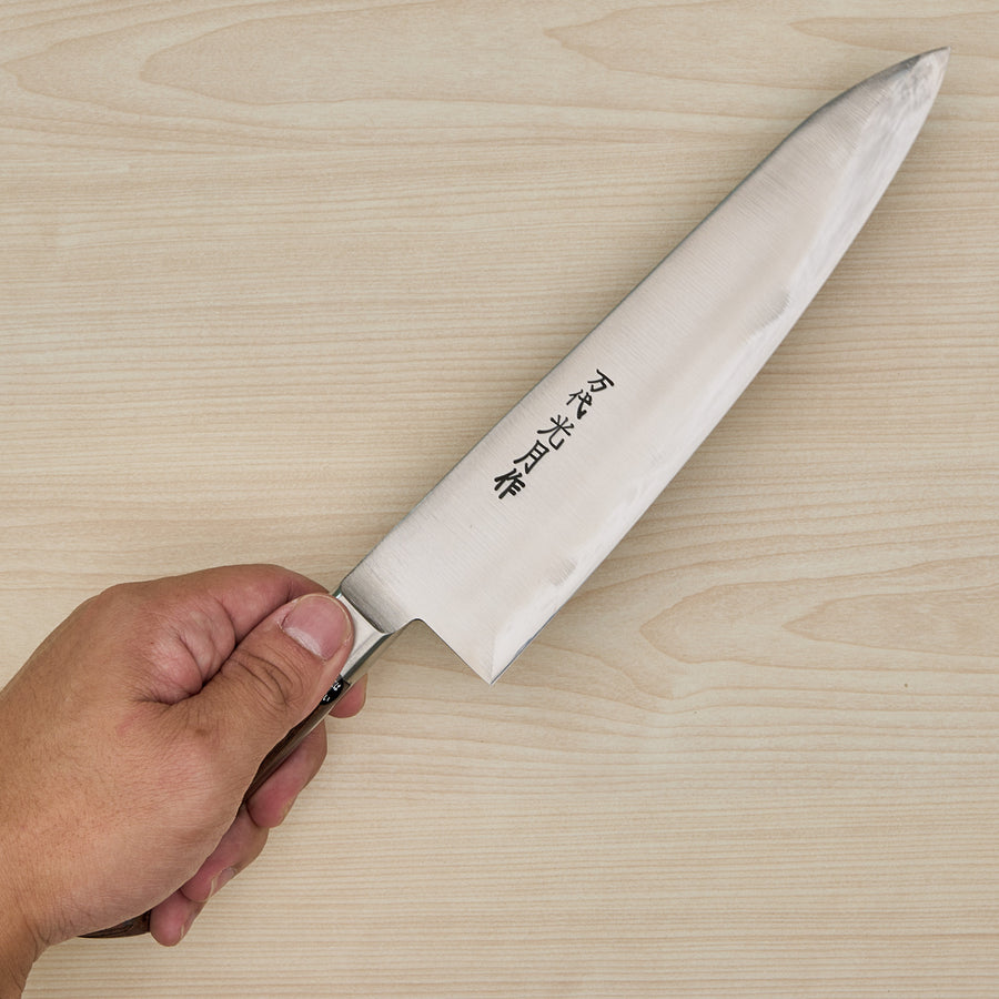 Kogetsu Mandai Stainless Gyuto 210mm Imitation Mahogany Handle