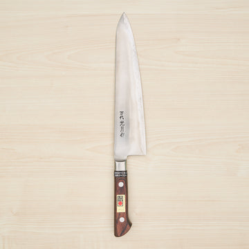 Kogetsu Mandai Stainless Gyuto 240mm Imitation Mahogany Handle