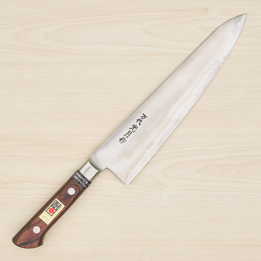 Kogetsu Mandai Stainless Gyuto 240mm Imitation Mahogany Handle