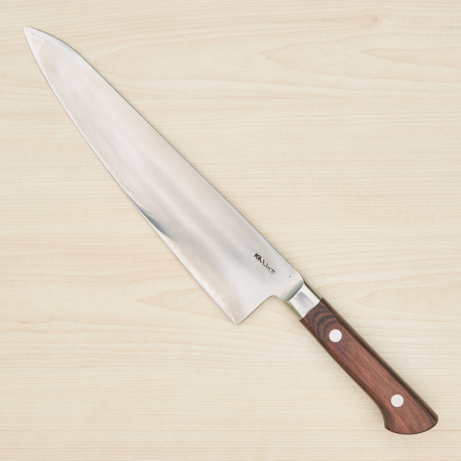 Kogetsu Mandai Stainless Gyuto 240mm Imitation Mahogany Handle