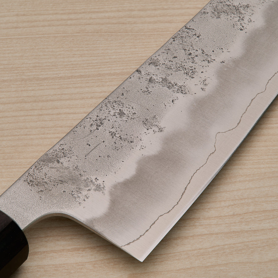 Hitohira Futana S3 Nashiji Gyuto 210mm Cherry Wood Handle