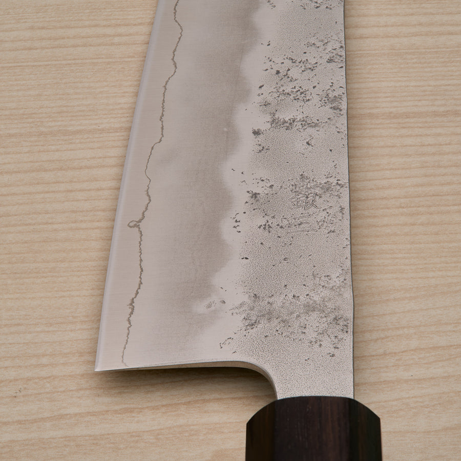 Hitohira Futana S3 Nashiji Gyuto 210mm Cherry Wood Handle