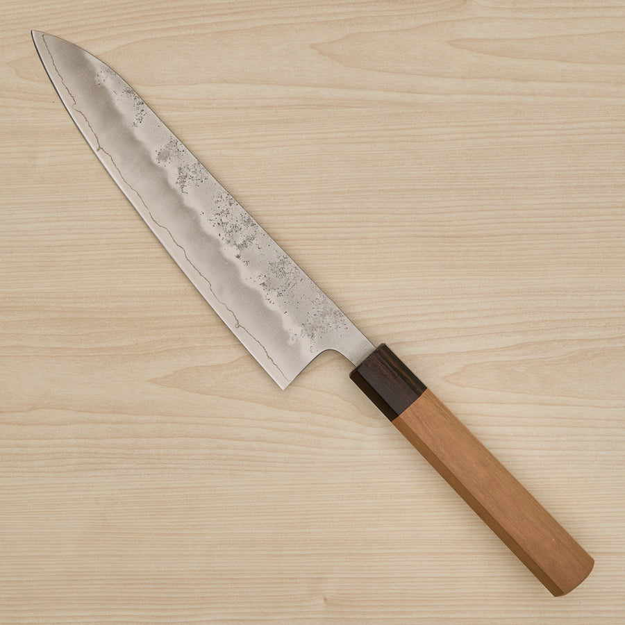 Hitohira Futana S3 Nashiji Gyuto 210mm Cherry Wood Handle