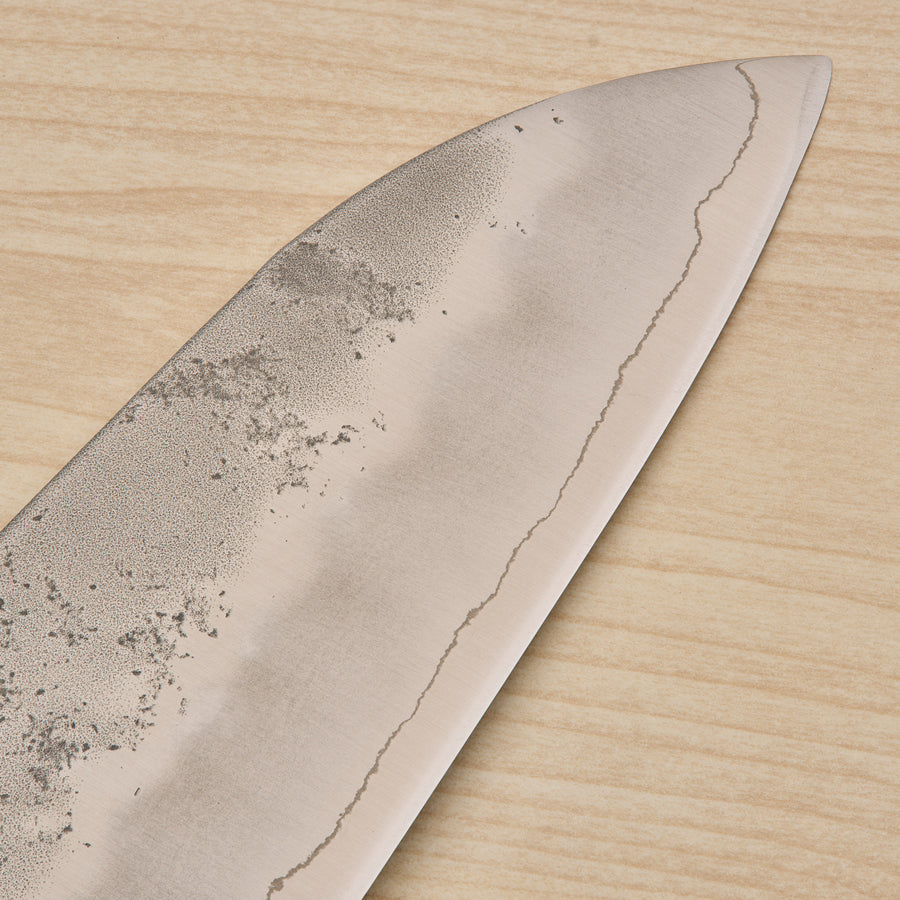 Hitohira Futana S3 Nashiji Santoku 170mm Cherry Wood Handle