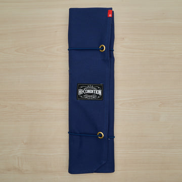 HI-CONDITION Hanpu Canvas 6 Pockets Knife Roll Navy