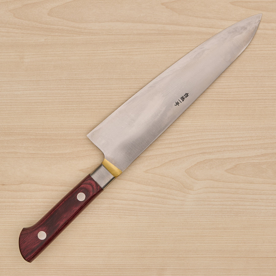 Kogetsu White #1 Gyuto 210mm Wine Pakka Handle