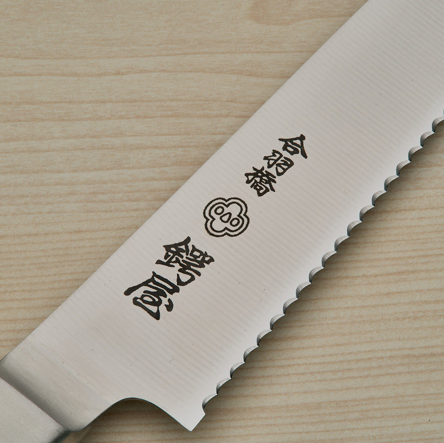 Tsubaya Bread Knife 210mm Pakka Handle