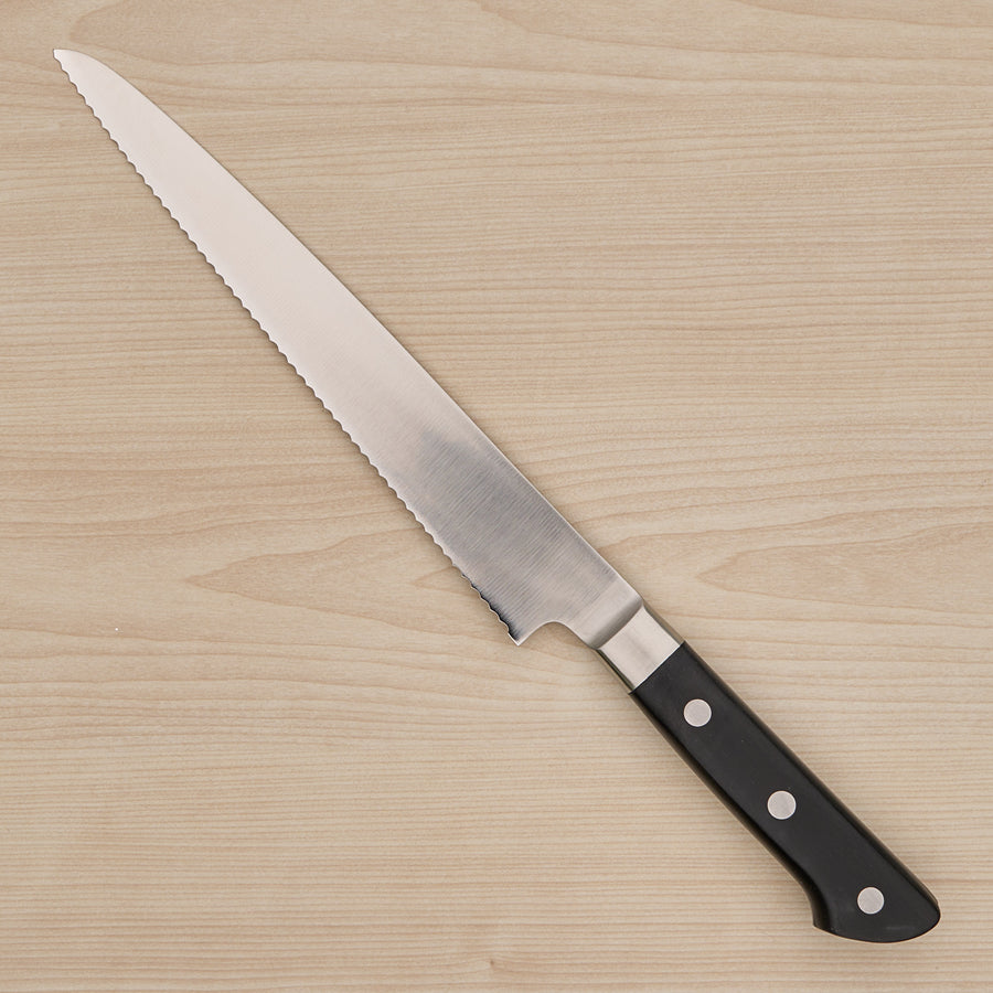 Tsubaya Bread Knife 210mm Pakka Handle